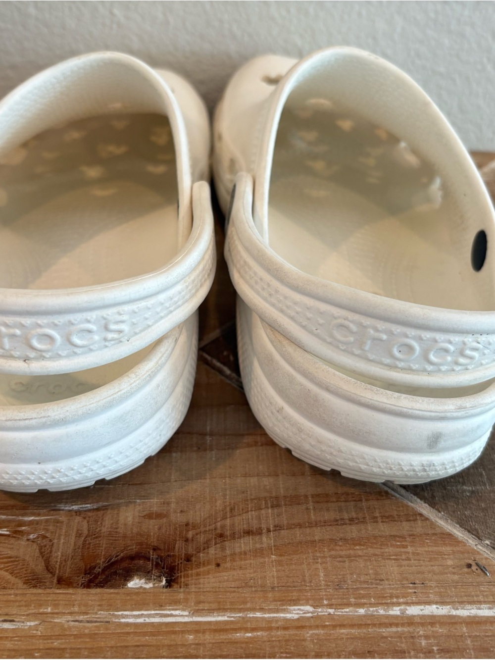Disney Parks Classic Crocs Clogs Mickey White Adult Slip On Shoes Women 10 Men 8 - Picture 6 of 8